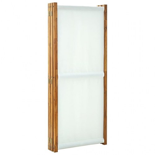 5-panels rumdeler 350x170 cm cremefarvet