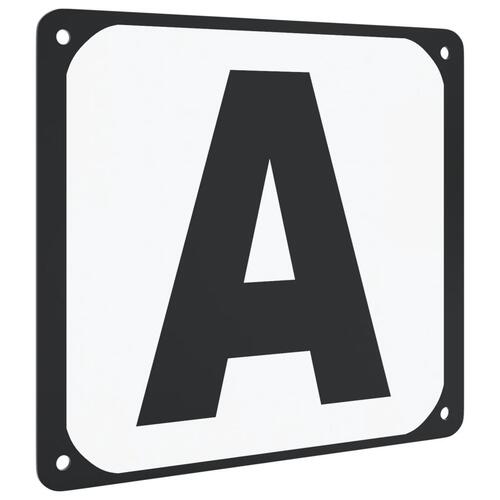 Dressurbogstaver 12 stk. stål