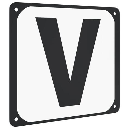 Dressurbogstaver 12 stk. stål