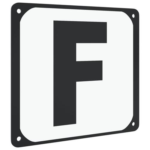Dressurbogstaver 12 stk. stål