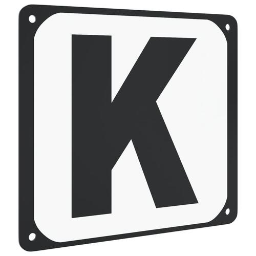 Dressurbogstaver 12 stk. stål