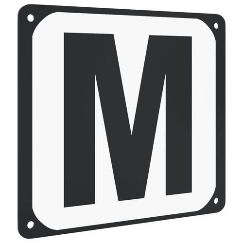 Dressurbogstaver 12 stk. stål