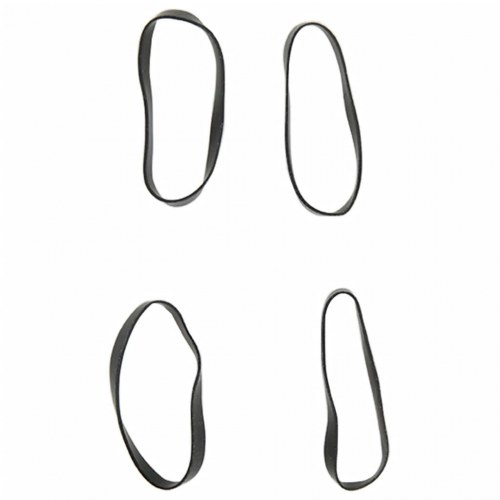 Manelastikker til heste 400 stk. silikone sort