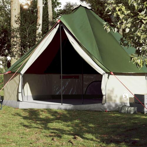 10-personers campingtelt vandafvisende grøn