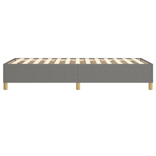 Sengeramme 100x200 cm stof mørkegrå