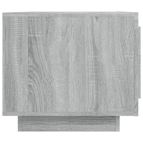 Sofabord 102x50x45 cm konstrueret træ grå sonoma-eg