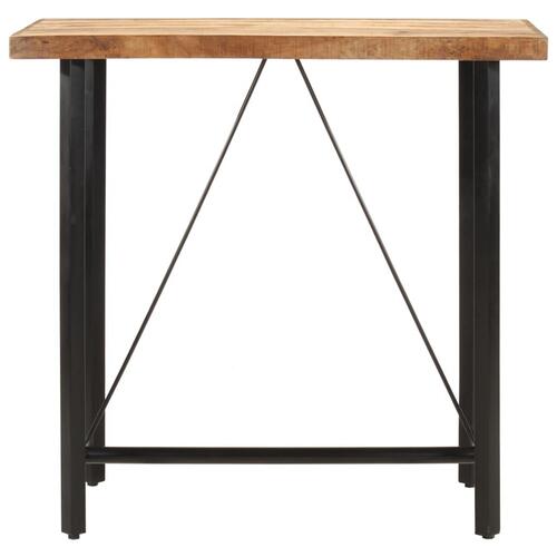 Barbord 110x55x107 cm massivt mangotræ og jern