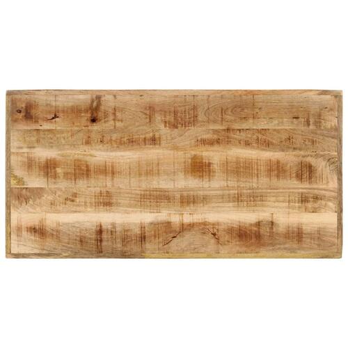 Barbord 110x55x107 cm massivt mangotræ og jern