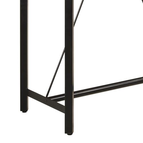 Barbord 110x55x107 cm massivt mangotræ og jern