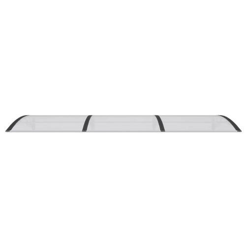 Dørbaldakin 300x100 cm polycarbonat sort