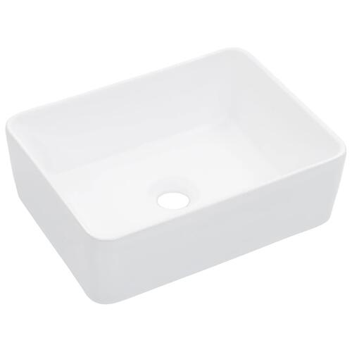 Håndvask 40 x 30 x 13 cm keramik hvid