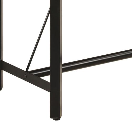 Barbord 180x70x107 cm massivt mangotræ og jern