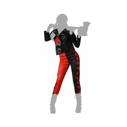 Kostume til voksne Blodig harlekin Dame XS/S