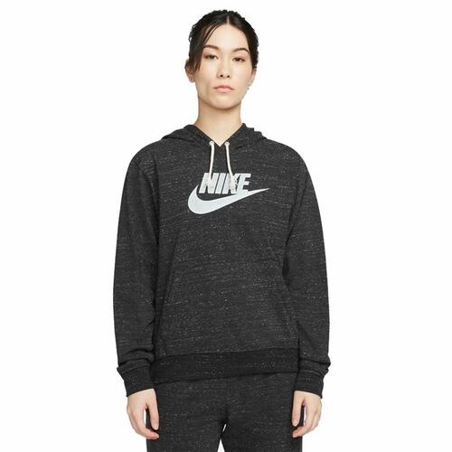 Hættetrøje til Kvinde Nike Sportswear Gym Vintage Sort XS