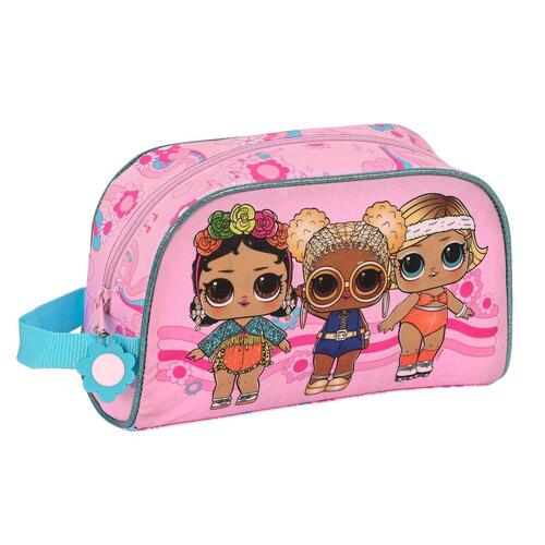 Skoletoilettaske LOL Surprise! Glow girl Pink 26 x 16 x 9 cm