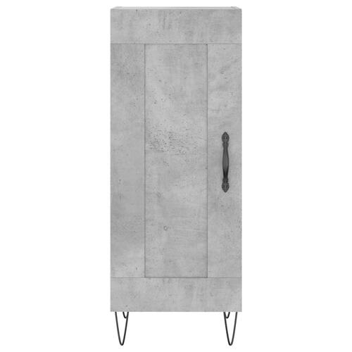 Skænk 34,5x34x90 cm konstrueret træ betongrå