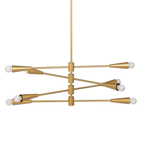 Loftslampe 80 x 80 x 137,5 cm Gylden Metal Moderne