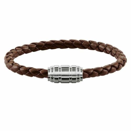 Unisex armbånd Thomas Sabo UB0019-823-2 Sølvfarvet Brun 18,5 cm 16,5 cm 16,5 cm