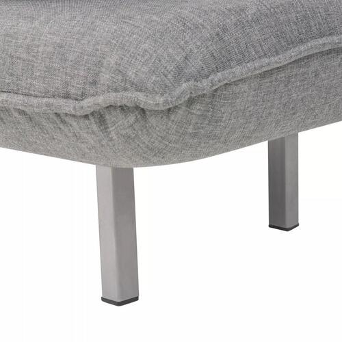 Drejestol og sovesofa lysegrå