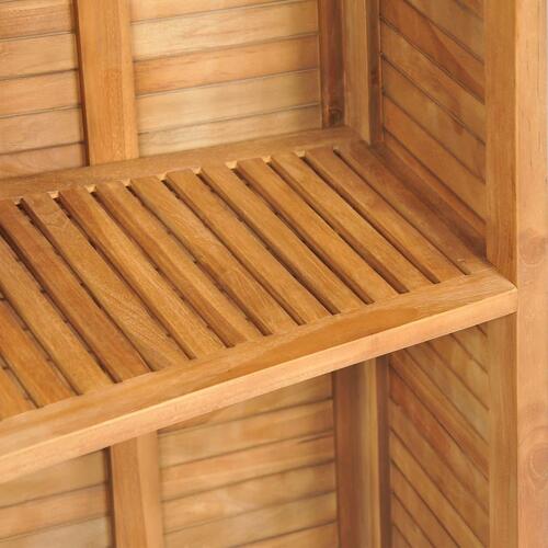 Foldbart barbord 155x53x105 cm massivt teaktræ
