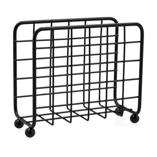 Ebano servietholder - sort metal 14,5 × 6,8 × 11,8 cm