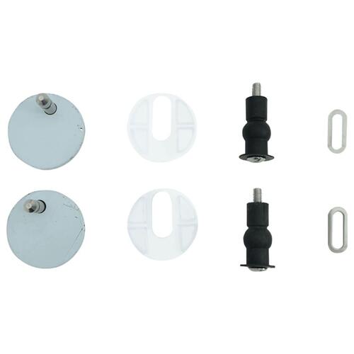 Toiletsæde med soft close-låg MDF delfindesign