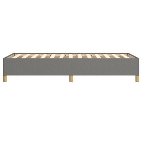 Sengeramme 100x200 cm stof mørkegrå