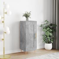 Skænk 34,5x34x90 cm konstrueret træ betongrå