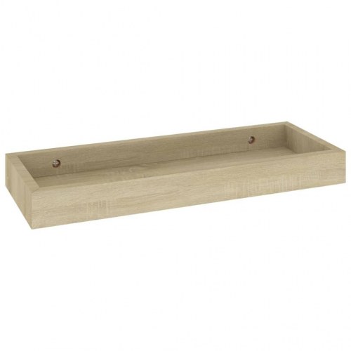 Svævehylder 2 stk. 40x15x4 cm MDF egetræsfarvet