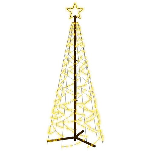Kegleformet juletræ 70x180 cm 200 LED'er varmt hvid