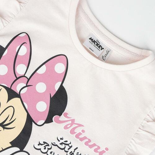 Sæt med tøj Minnie Mouse Lyserød 2 år