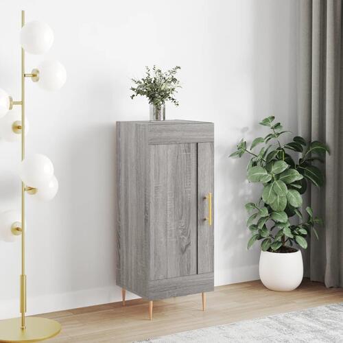 Skænk 34,5x34x90 cm konstrueret træ grå sonoma-eg