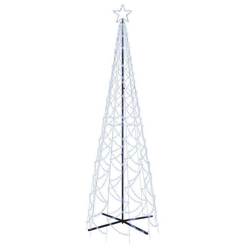 Kegleformet juletræ 100x300 cm 500 LED'er koldt hvidt lys