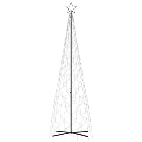 Kegleformet juletræ 100x300 cm 500 LED'er koldt hvidt lys
