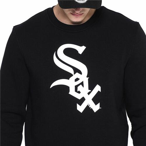 Hættetrøje til Mænd New Era MLB Chicago White Sox Sort S
