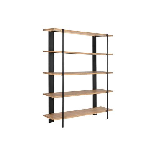 Hylder Home ESPRIT Sort Metal Gran 160 x 42,5 x 190 cm