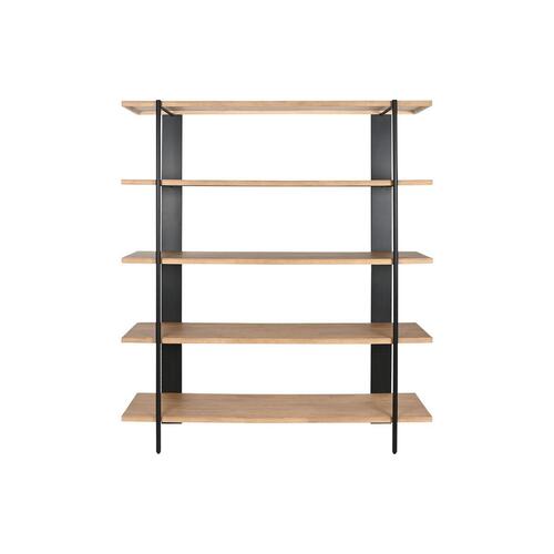 Hylder Home ESPRIT Sort Metal Gran 160 x 42,5 x 190 cm