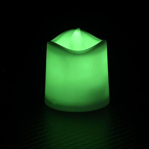 LED-fyrfadslys 50 stk. farverigt lys