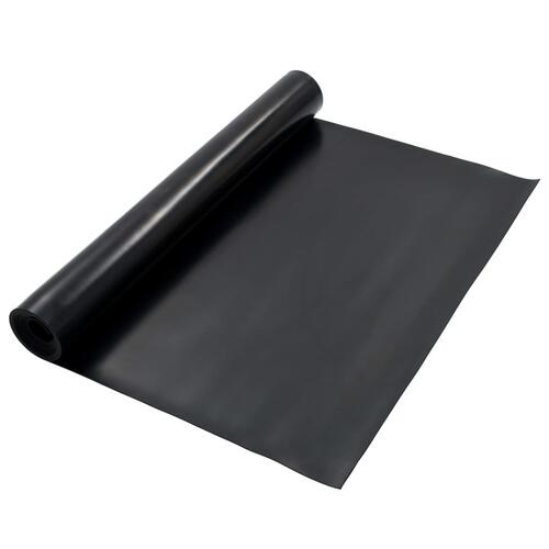 Skridsikker gulvmåtte 1,2x5 m 3 mm gummi glat
