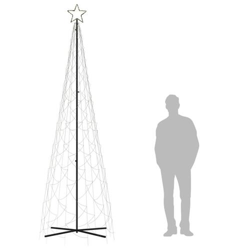 Kegleformet juletræ 100x300 cm 500 LED'er varmt hvidt lys