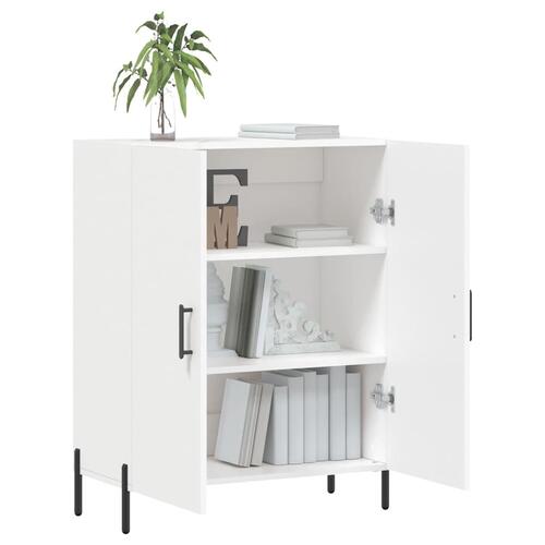 Skænk 69,5x34x90 cm konstrueret træ hvid