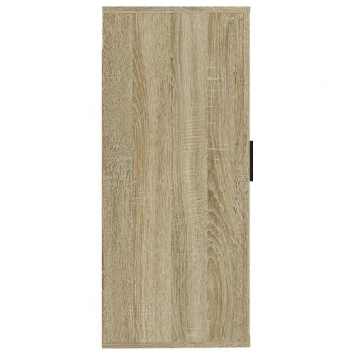 Væghængt tv-skab 40x34,5x80 cm sonoma-eg