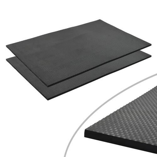 Skridsikker gulvmåtte gummi 1,2 x 0,8 m 18 mm småsten