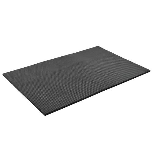 Skridsikker gulvmåtte gummi 1,2 x 0,8 m 18 mm småsten
