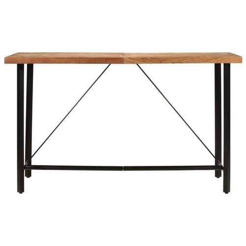 Barbord 180x70x107 cm massivt akacietræ og jern