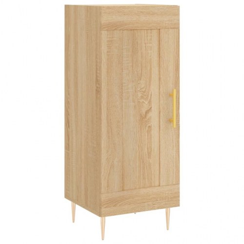 Skænk 34,5x34x90 cm konstrueret træ sonoma-eg