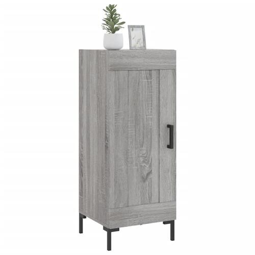 Skænk 34,5x34x90 cm konstrueret træ grå sonoma-eg