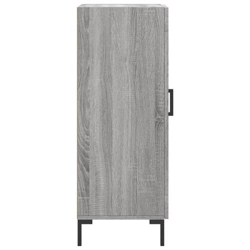 Skænk 34,5x34x90 cm konstrueret træ grå sonoma-eg