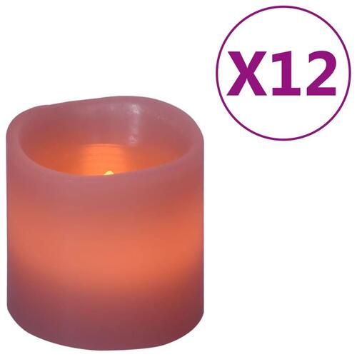LED-stearinlys 12 stk. varmt hvidt lys