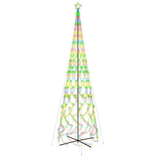 Kegleformet juletræ 230x800 cm 3000 LED'er farverigt lys